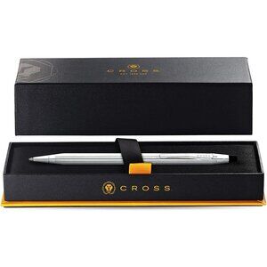 Cross Classic Ballpoint Pen Century Lustrous Chrome Twist‎ Action 3502 Boxed New